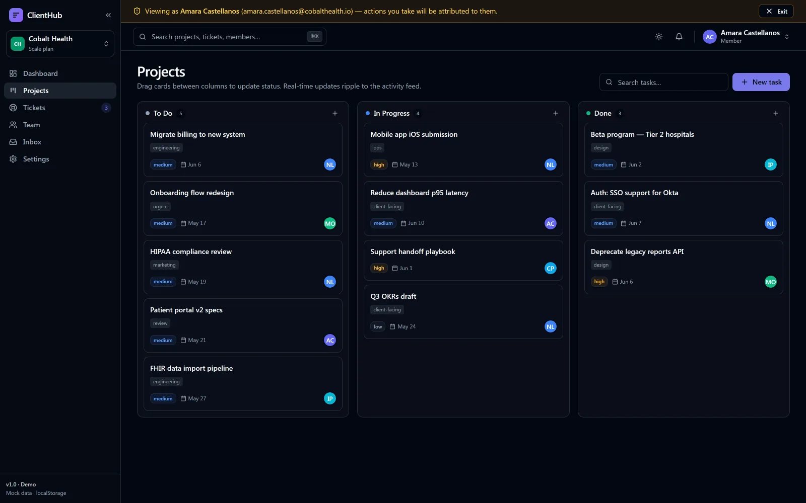 ClientHub screenshot 4