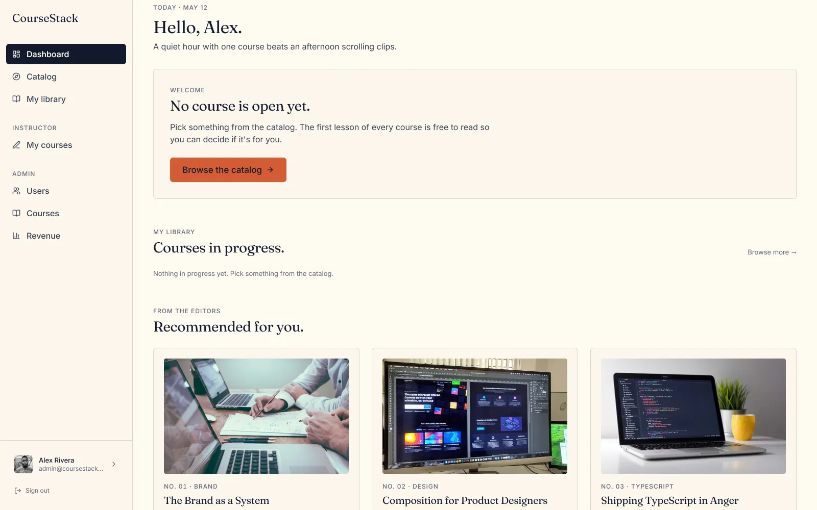 CourseStack screenshot 4