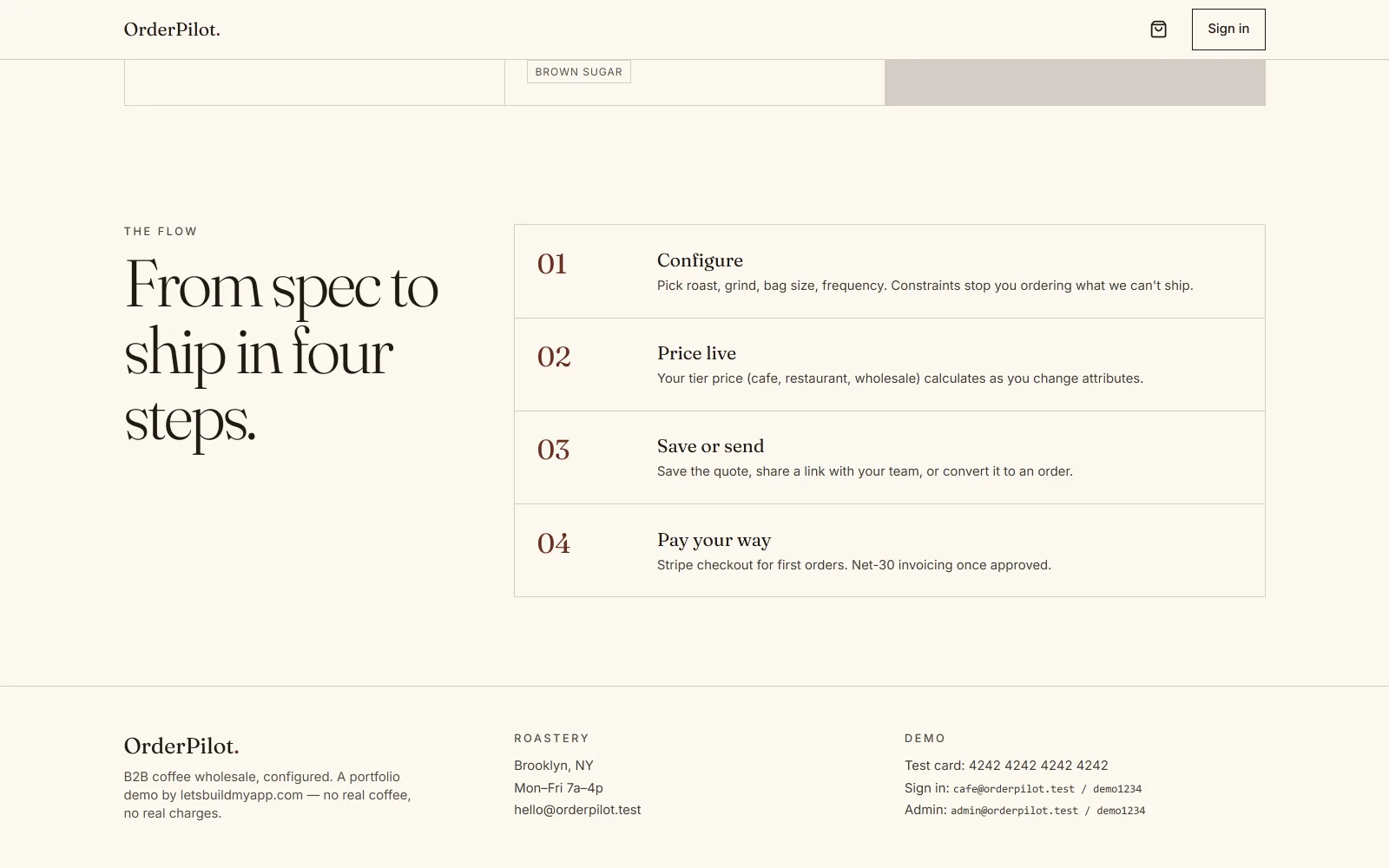 OrderPilot screenshot 2