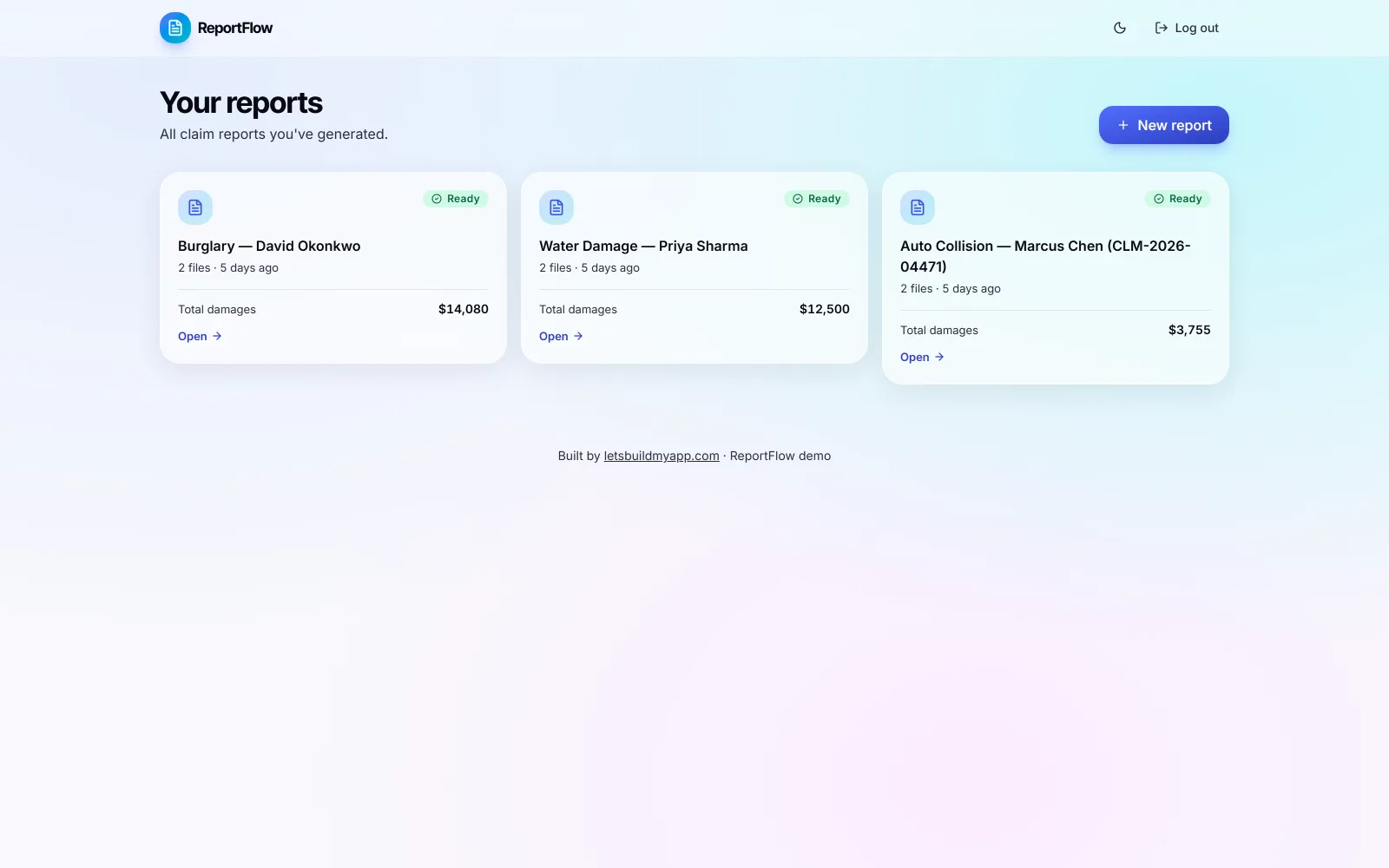 ReportFlow screenshot 3