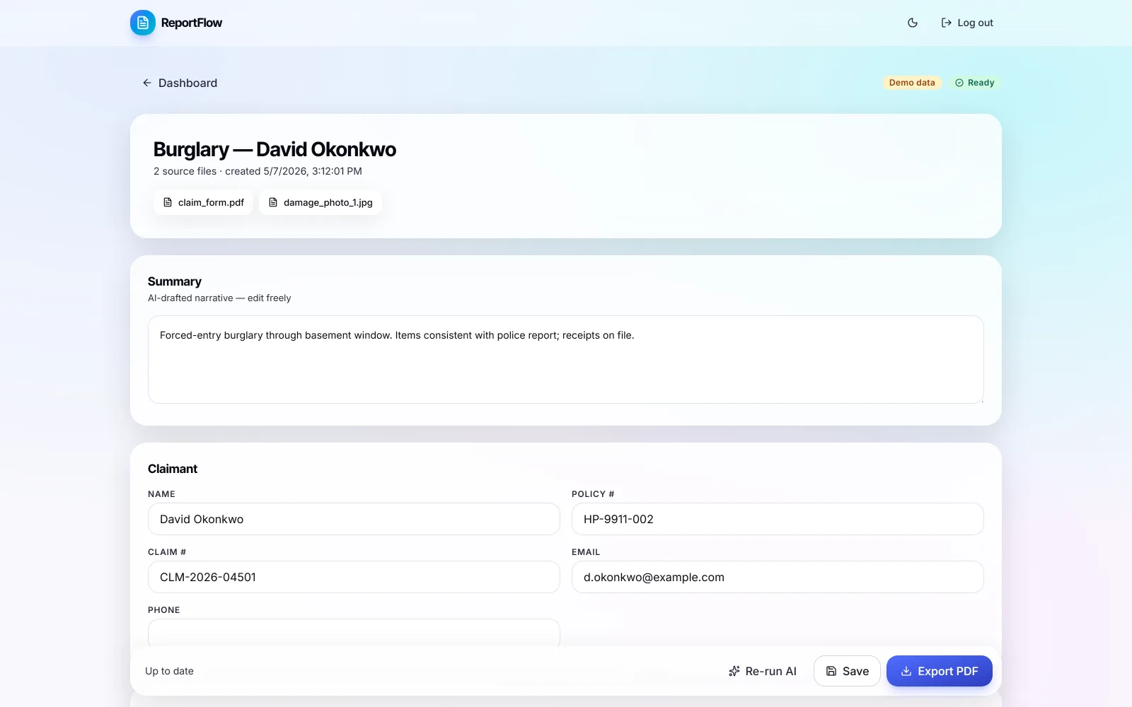 ReportFlow screenshot 4