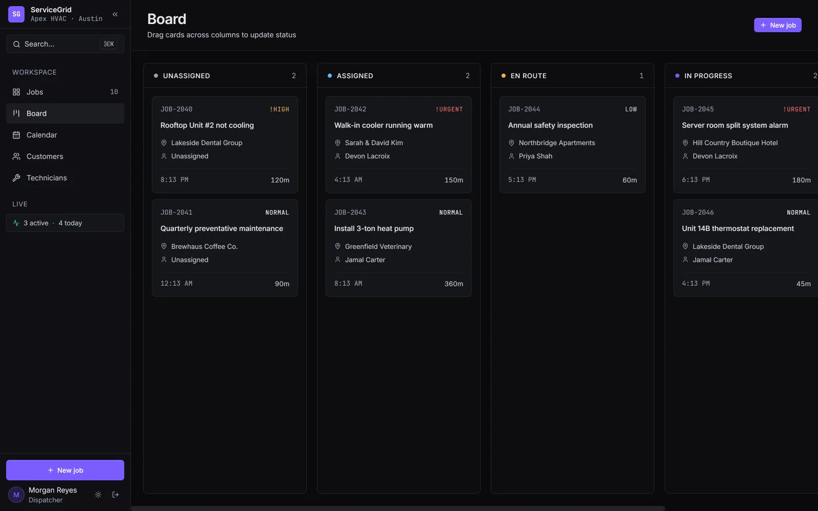 ServiceGrid screenshot 2