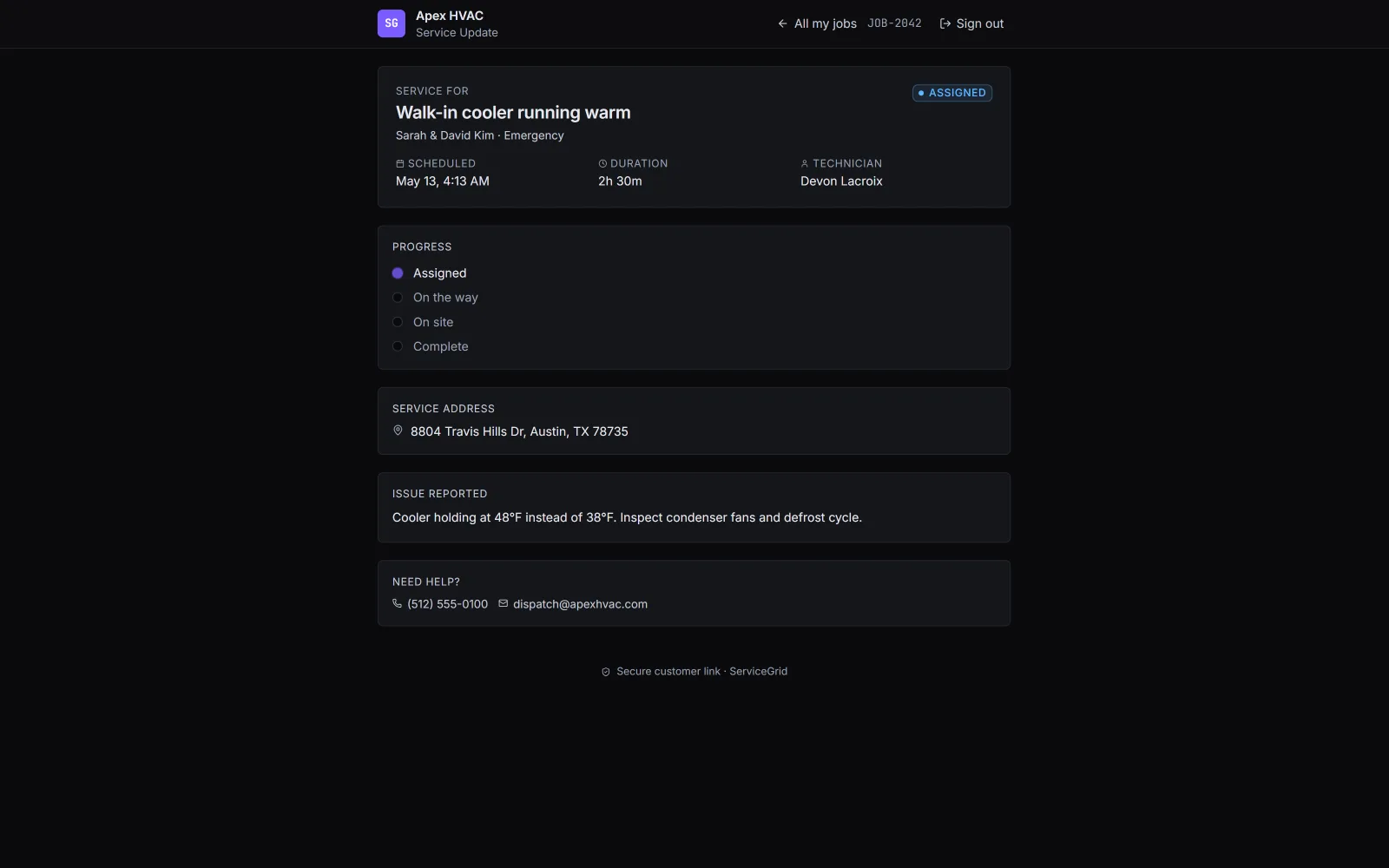 ServiceGrid screenshot 5