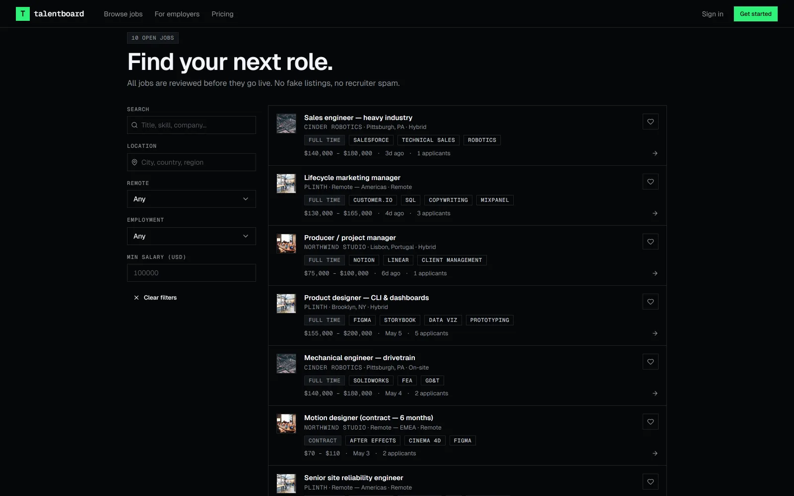 TalentBoard screenshot 3